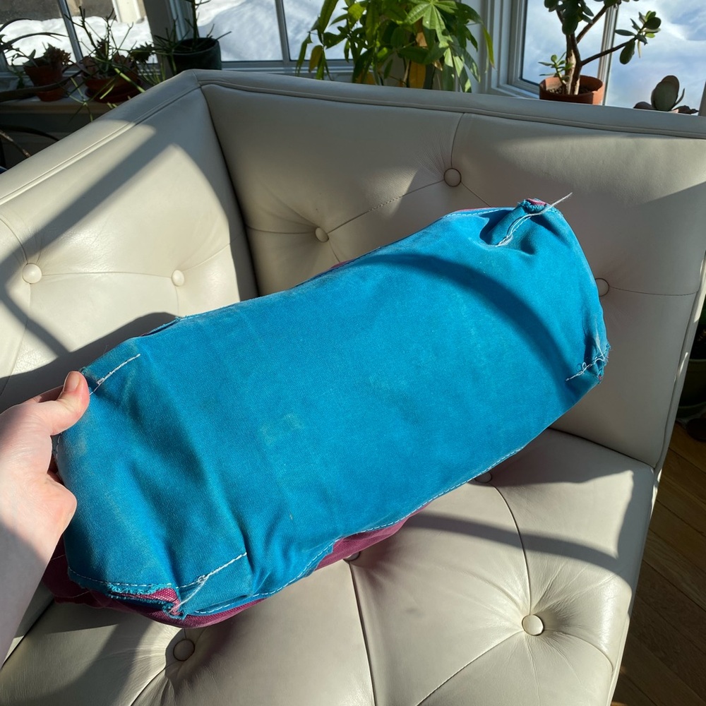 Vintage L.L. Bean Boat & Tote 22” – Magenta & Teal – Made in USA – Rare Colorway - Picture 5 of 12
